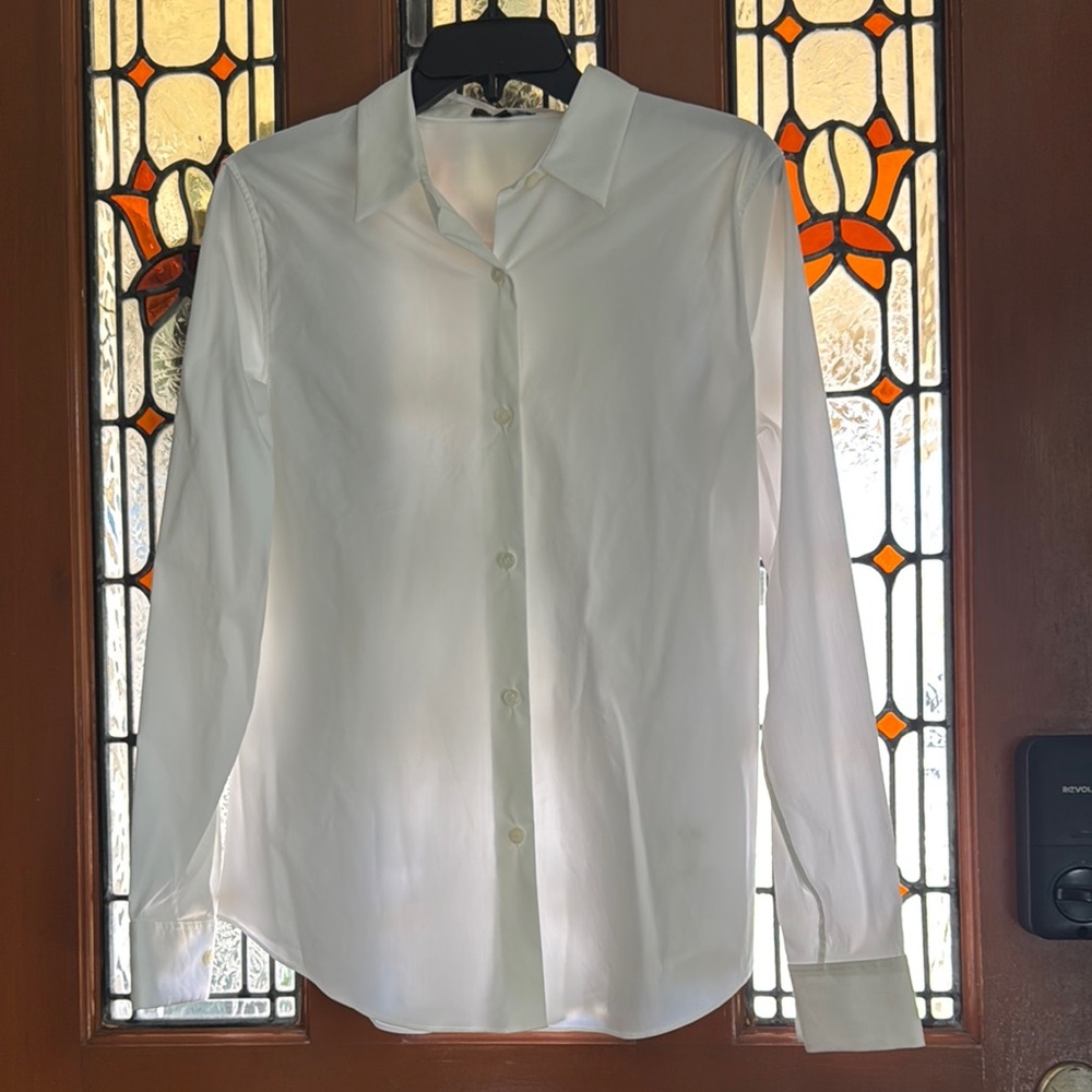 Theory Classic White Women’s Shirt